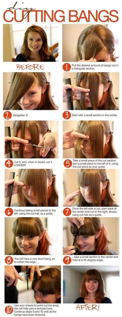 Cutting your own hair often sounds like an accident waiting to happen but, with a little bit of practice, it can if you're going to give yourself a haircut at home, you're going to need the proper tools. How To Cut Bangs At Home | Tips Webs