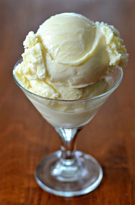 Most ice cream is made with lots of heavy cream and eggs. Homemade Vanilla Ice Cream