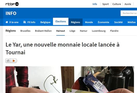 Ils seraient 30.000 à vivr. La RTBF Info informe ses internautes : - Monnaie citoyenne ...