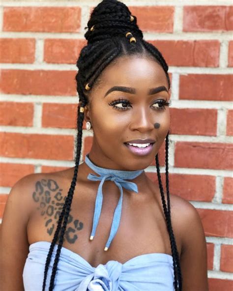 Beautiful braids hairstyles 2020 : 10 Fulani Braids Styles to Try Out Soon! - JJBraids