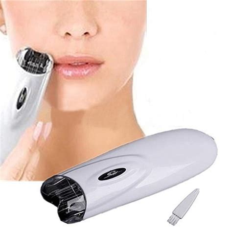 Fine hair all over the face, and skin that isn't susceptible to razor burn. electric epilator hair removal women face facial epilator ...