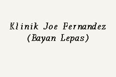 Check spelling or type a new query. Klinik Joe Fernandez (Bayan Lepas), Polyclinic in Bayan Lepas