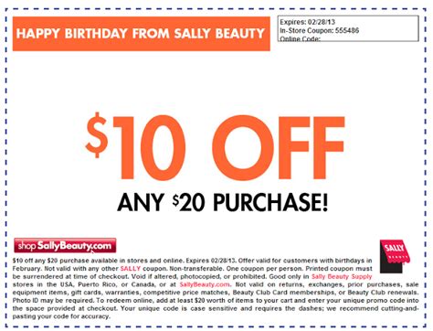 The Polish Jinx: Sally Beauty Supply February 2013 Coupon!