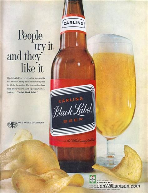 You must be over 18 to enter. Carling Black Label Beer - 19610526 Life | Website | Flickr … | Flickr - Photo Sharing!