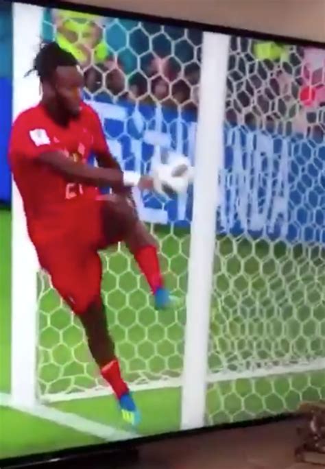 Maybe you would like to learn more about one of these? Michy Batshuayi kicks ball in own face celebrating Belgium ...