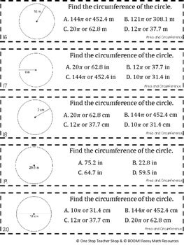 Math game time's free games, worksheets, and videos provide seventh graders with multiple practice opportunities. 7th Grade Math Game | Area & Circumference of a Circle by ...