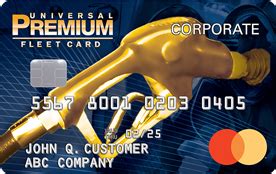 Universal card services (ucs) has invested heavily in improving the quality of service delivered by the universal card service call center with an overall aim. Universal Premium Fleet Card Mastercard® Details