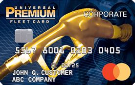 Universal card services (ucs) has invested heavily in improving the quality of service delivered by the universal card service call center with an overall aim. Universal Premium Fleet Card Mastercard® Details