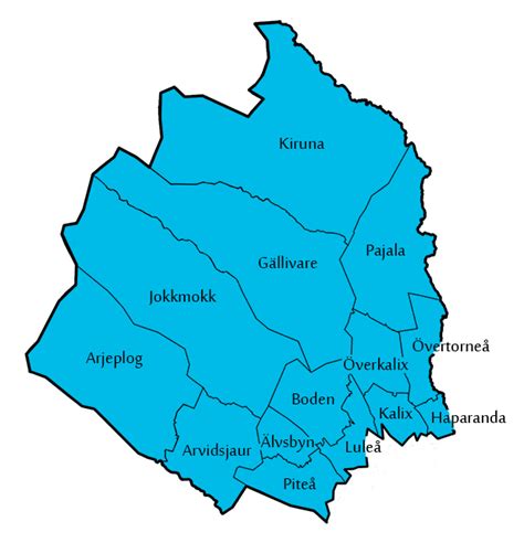 It is also the largest county by land area, almost a quarter of sweden's total area. Norrbotten | UNF