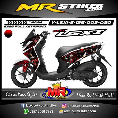 Cari produk aksesori body motor lainnya di tokopedia. Stiker motor decal Lexi 125 Sonic Shadow War - stiker ...