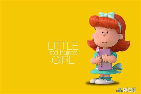 Due to her lack of dialogue, heather has a largely enigmatic personality. The Peanuts Movie (2015): Little Red Haired Girl ...