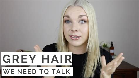 It is more of a stain that fades over time and will blend up to 75% of gray hair. Dying Your Hair Grey | ADVICE - YouTube