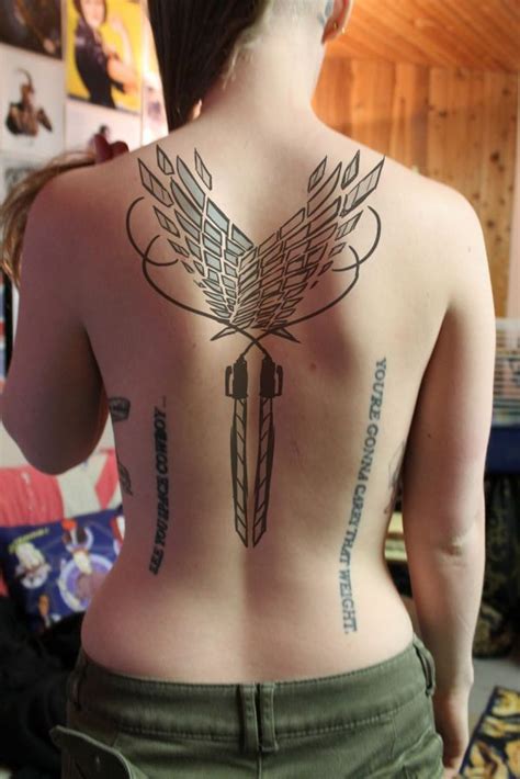 進擊的巨人 attack on titan sp.03. 10 Beautiful Attack on Titan Tattoos - Neatorama