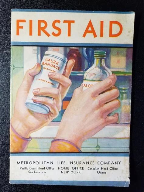 Check spelling or type a new query. FIRST AID ART 1930's metropolitan life insurance booklet ...