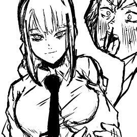 As you get ready to go on a the man you are dating carries a chainsaw and will be prepared to reduce you into a pixelated corpse. Chainsaw man sketch by MarkGavatino on Newgrounds