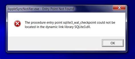 Open run command by pressing windows + r and type regedit and hit enter, this command will open the registry editor. How to fix the AppleSyncNotifier.exe - Entry Point Not ...