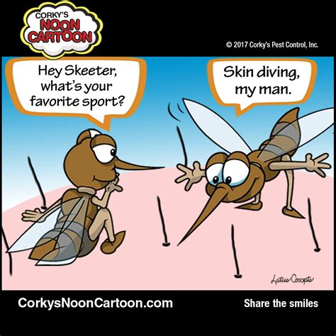 In direct response to the bed bug resurgence in california, and following an industry plea, the structural pest control board (spcb) authorized a request for research proposals to address. Pin on Corky's Noon Cartoons