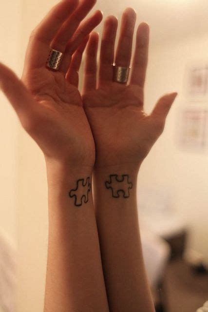 We each have 3 pieces, one for each of us that go together. Pin by Sarah on Other | Pieces tattoo, Puzzle piece tattoo ...