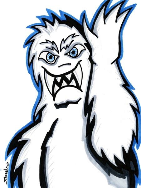 Hermey then extracts all of his teeth while he is out cold, rendering him unable to eat any of them. Abominable Snowman Drawing | Free download on ClipArtMag