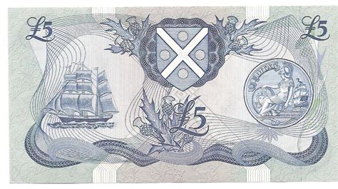 The bank was set up primarily to develop scotland's trade, mainly with england and the low countries. 5 Pounds (Bank of Scotland) - Scotland - Numista