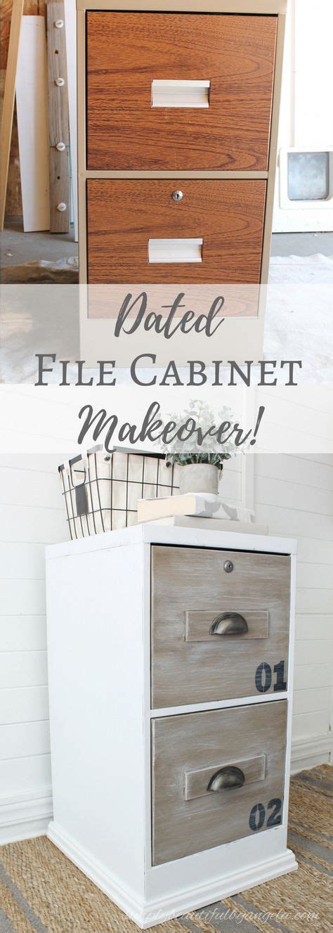 Update an old or ugly file cabinet by following this file cabinet makeover. Simply Beautiful by Angela: Dated File Cabinet Gets An ...