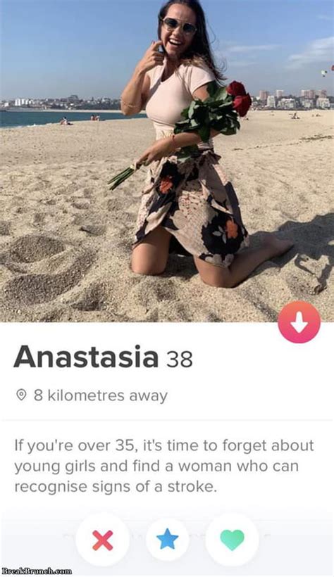 I used tinder when i was 17 and it only showed me people who were 17 and younger. 27 Funny Tinder Profiles You Have To See