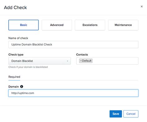 In order to obtain your ctos self check report, you have to register with us first. Domain Blacklist Check Basics - Uptime.com