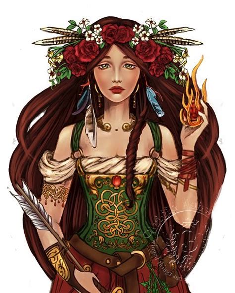 Learn how to start working with her unique energies here. Brigid Ashwood Art (Painting live now - working on my ...