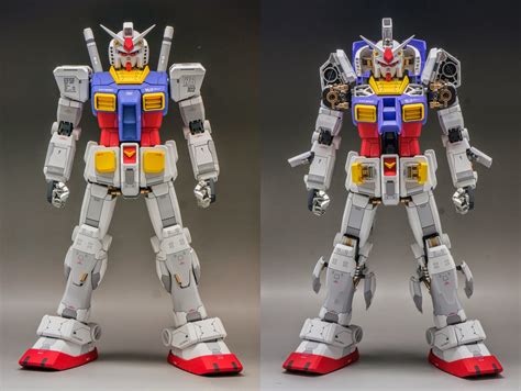 ■ movable axes are set at more than 90 locations throughout the body, which is the largest in the. Custom Build: PG 1/60 RX-78-2 Gundam " Detailed" OYW Ver ...
