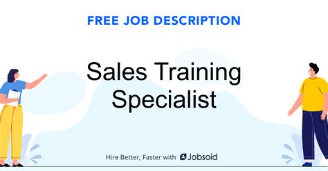 Job description and duties for financial analyst. Sales Training Specialist Job Description - Jobsoid