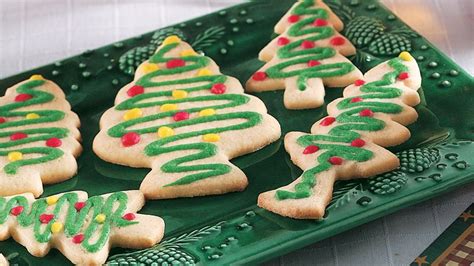 Top with second cookie, bottom side down; Trimmed Tree Cookies Recipe - Pillsbury.com