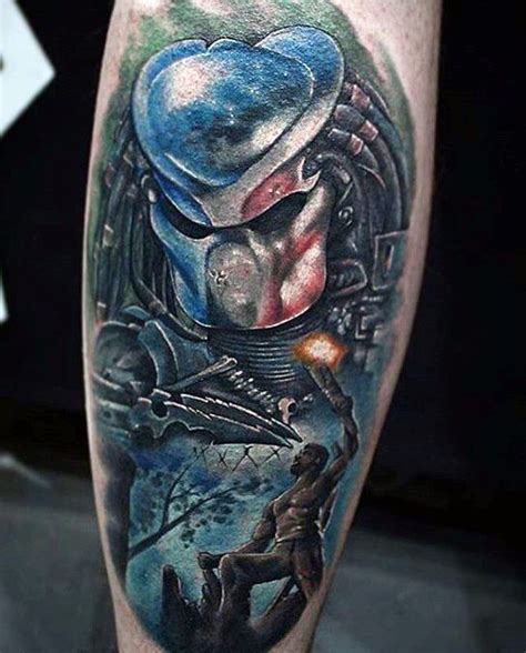 Sci fi tattoos are amazing. 50 Predator Tattoo Designs For Men - Sci-Fi Ink Ideas ...