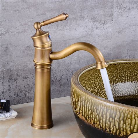 25+ inspiring bathroom sink ideas to add style and color to your bathroom. Tobacco Pipe Bathroom Sink Faucet Solid Brass Victorian ...