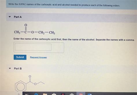 How to name carboxylic acids. Solved: Write The IUPAC Names Of The Carboxylic Acid And A ...