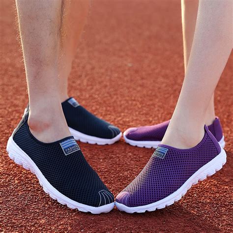 2019 New Spring Summer Adult Shoes Breathable Slip On ...