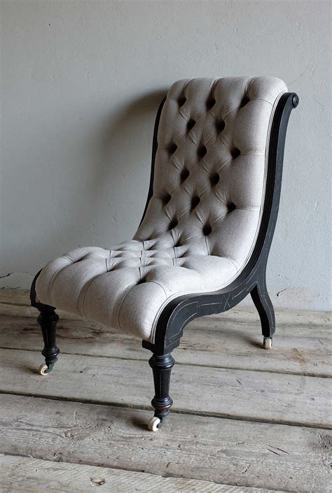 Slipper chairs are certainly an option that can act as a substitute for a sofa in your home. French Antique Slipper Chair › Puckhaber Decorative ...