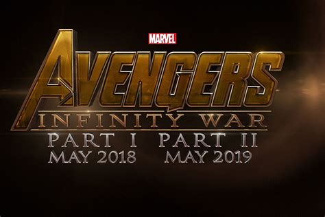 Two years later, right before the release of captain america: Marvel working on two-part 'Avengers: Infinity War' for ...