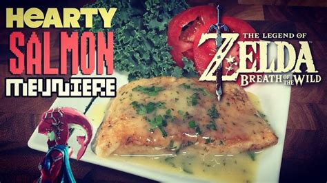 This recipe creates an elegant, delicate, moist piece of salmon with a hint of sweet, salt, and garlic. How to Make Hearty Salmon Meuniere from Zelda Breath of the Wild | Salmon meuniere recipe ...