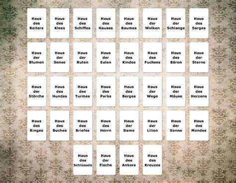 Please expect a full launch of the herbal botanica line/blog and online booking consultations in the coming weeks. Häuser im Lenormand - die Deutung in der großen Tafel ...