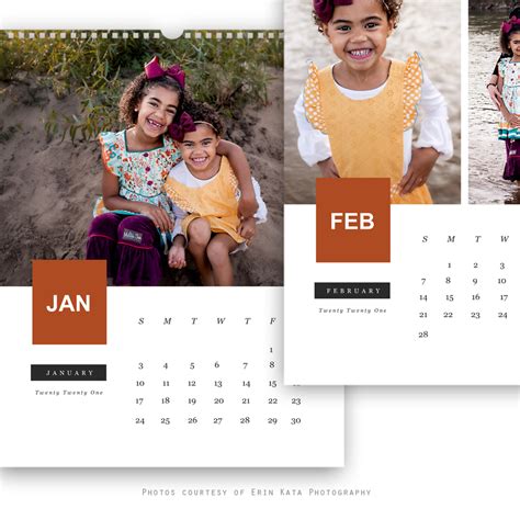 We also have a 2021 two page calendar template for you! 2021 Wall Calendar Template (11×14) | Squijoo.com