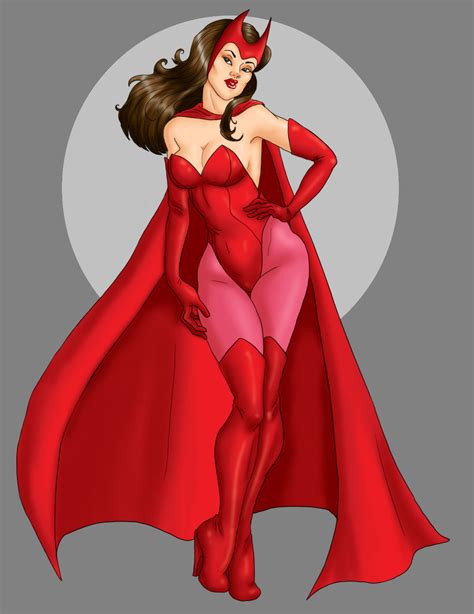 I used to think of myself one way. 50 hottest superhero gals: Number 11: Scarlet Witch