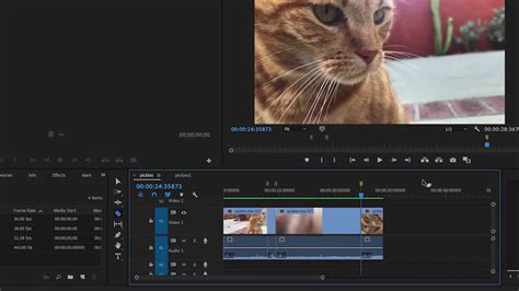 It allows you to create a project with videos and photos, but has very limited options. Adobe Premiere Pro | Changing Clips to Slow and Fast ...