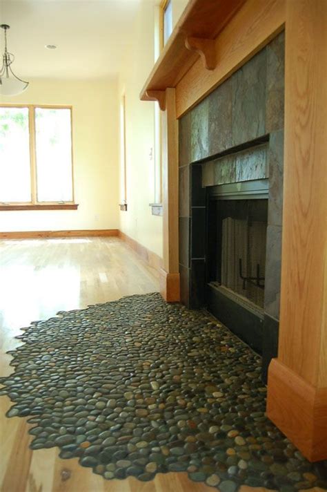 Use glass mosaic tiles as the wood to wood, wood to stone, or wood to tile transition. Image result for stone entryway transition to wood floor ...