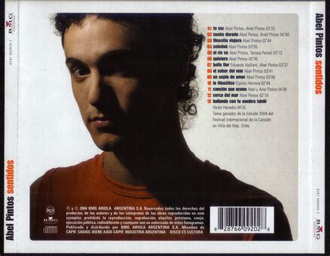 He started his solo career at the age of 13 with his album para cantar he nacido, supporte. Abel Pintos - Sentidos (2004) ~ Folkloretube