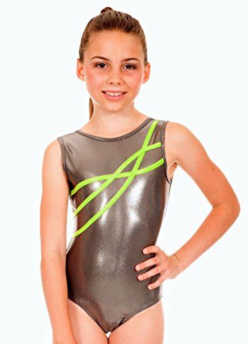 Type the two words shown in the image TW Big Girl's Leotard Sofia | Gun Metal Grey-Child: 7-8 ...