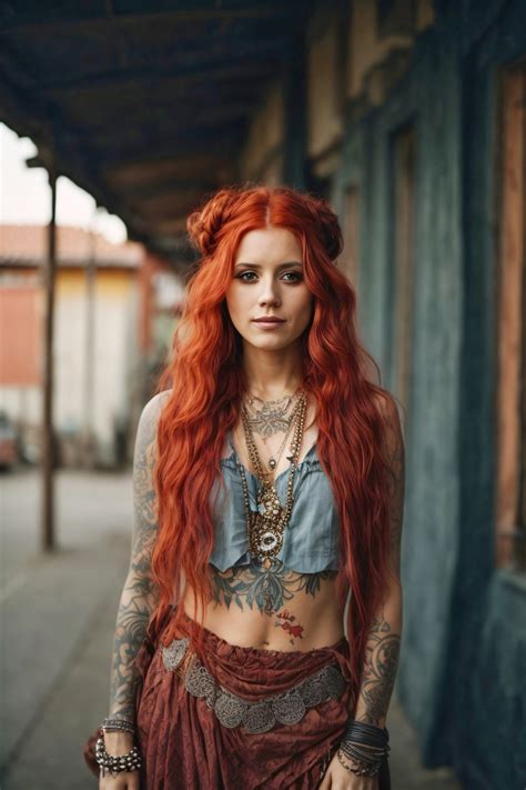 Woman With Long Red Hair Free Stock Photo - Public Domain Pictures