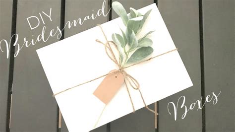 Bridesmaid proposal boxes are a fun new trend that you may incorporate into your wedding activities. DIY Bridesmaid Proposal Boxes - YouTube