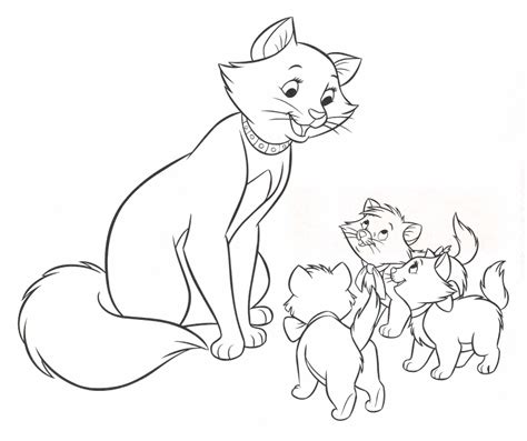 The aristocats coloring pages (3) printable coloring pages of marie from disney's the aristocats, posing, winking, adjusting her bow, etc. Aristocats Coloring Pages - Best Coloring Pages For Kids ...