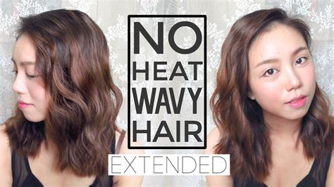 Divide the section into triangular parts and create a. 3 Steps No Heat Korean Style Wavy Hair Tutorial (and how ...