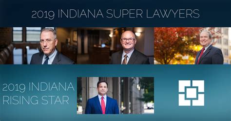 Three Stuart & Branigin Attorneys Named as 2019 Super Lawyers, One Named 2019 Indiana Rising 
